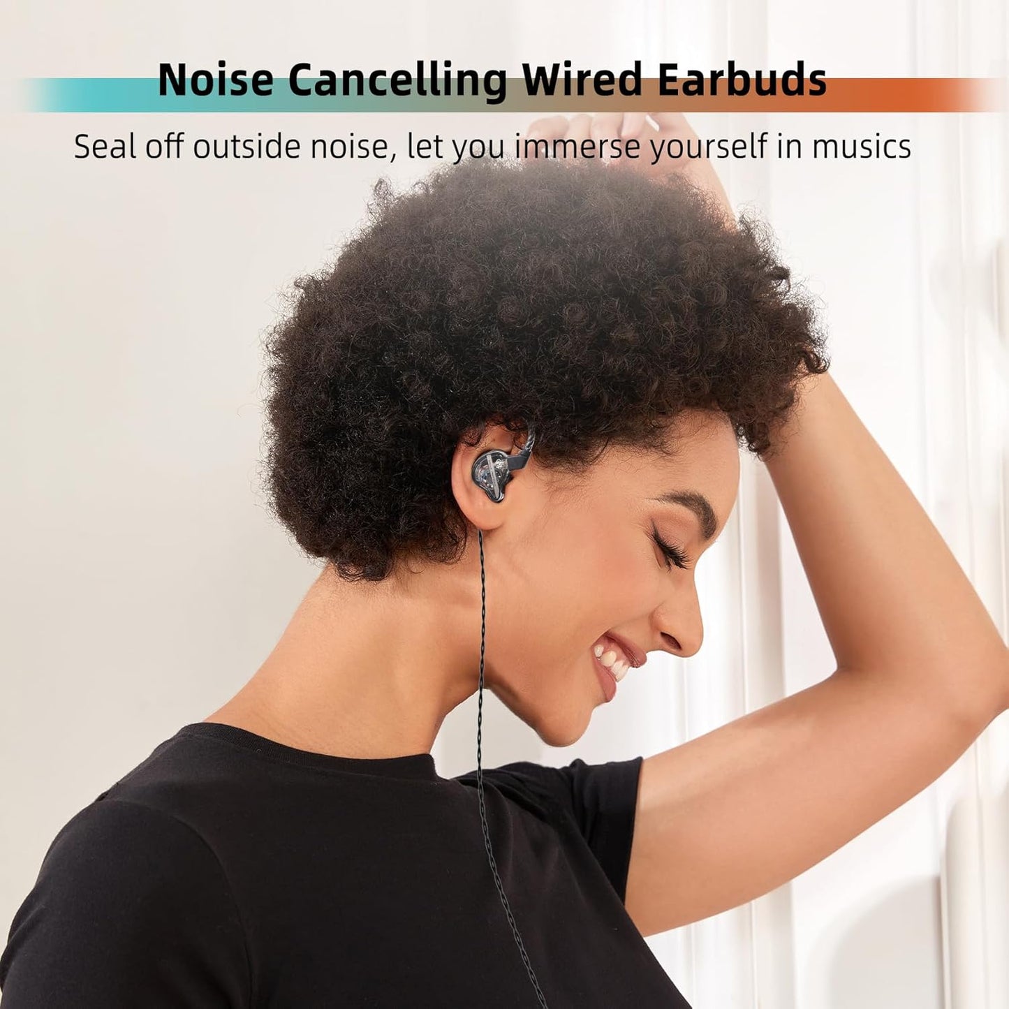 CCZ DC01 Pro in Ear Monitor, iems for Gaming, Professional Gaming Earbuds Super Bass Wired Earphone Headphone with 1DD, Patent Ear fin, Ear tips,for Singer Musician Podcaster (Purple-Blue without mic)