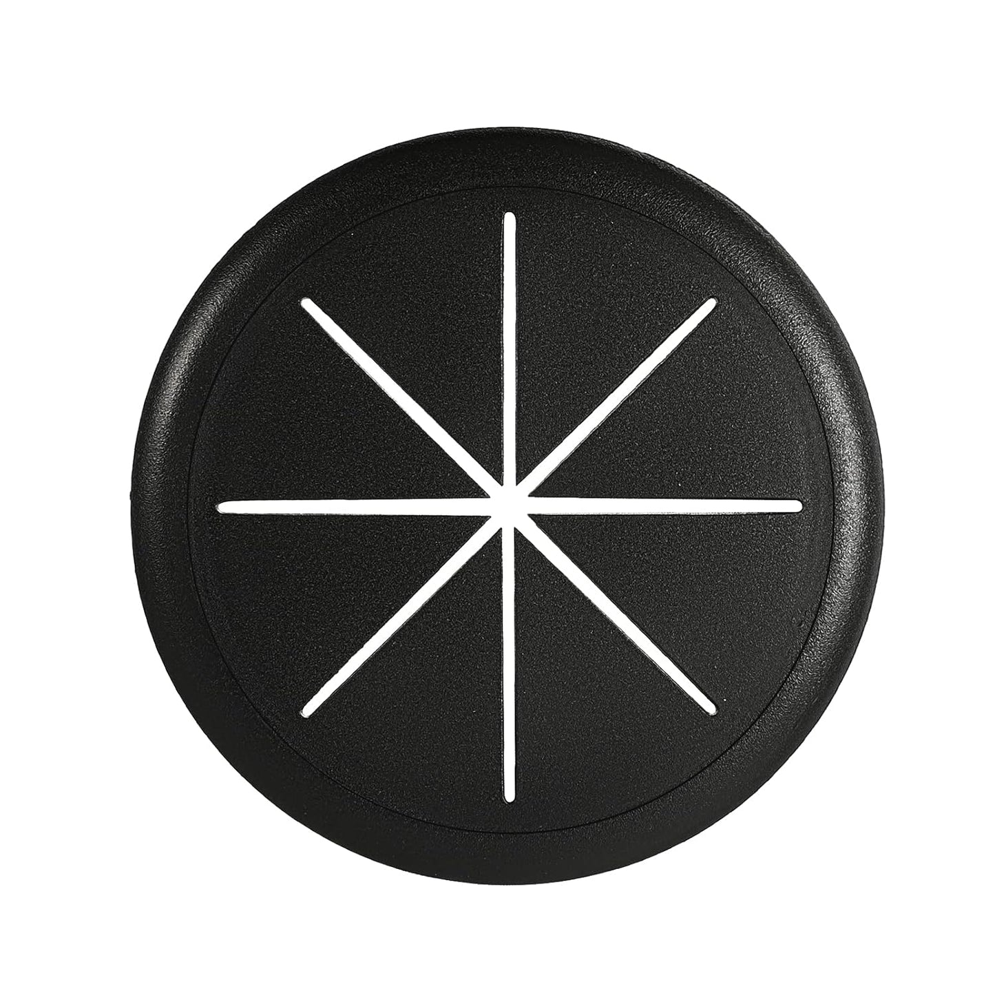 HYCC 10 Pack 2-3/8 Inch Flexible Desk Grommet,Organize Wires and Cables on Office Equipment, Computer Components, Entertainment Systems Effectively - Color: Black