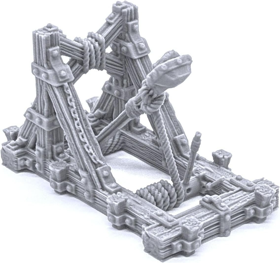 EnderToys Catapults by Printable Scenery, 3D Printed Tabletop RPG Scenery and Wargame Terrain 28mm Miniatures