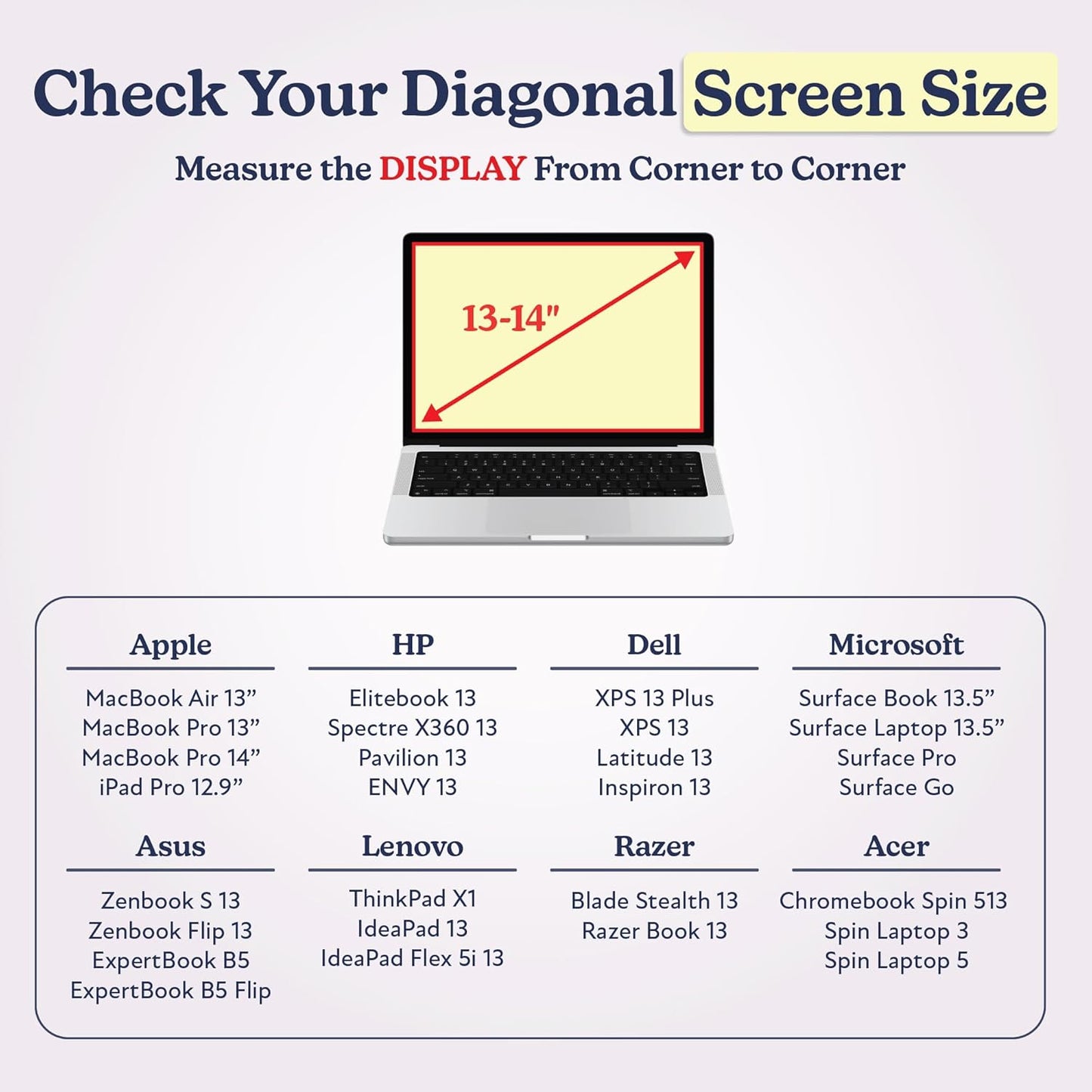 Vandel Puffy Laptop Sleeve Case, 13-14 inch Laptop Sleeve Bag Case 13.3 Inch, Compatible with Mac Air 13, MacBook Pro 13 in, MacBook 14 in, iPad Pro 12.9, HP Dell ASUS