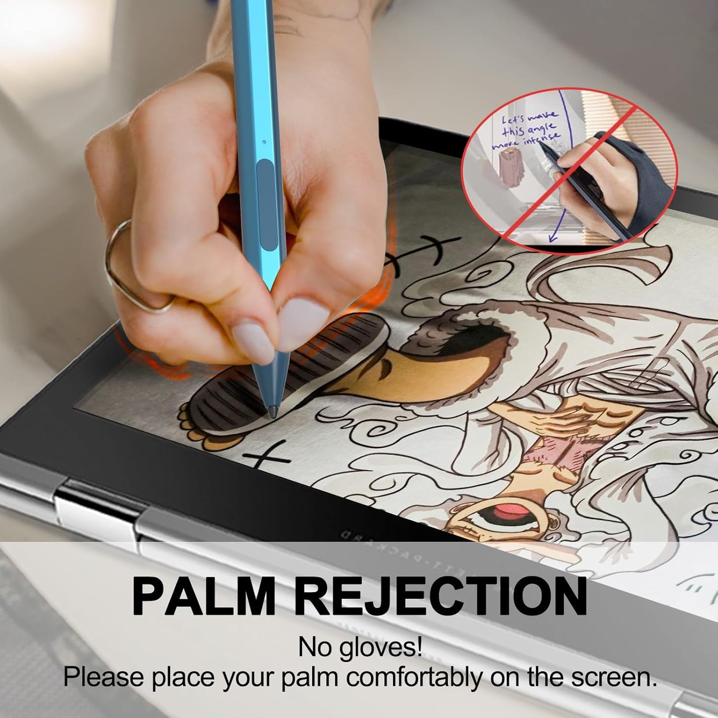 ASUS Stylus Pen for Transformer/Zenbook/Vivobook Flip/Notebook Touchscreen Laptop Tablet - Rechargeable, 4096 Pressure Sensitivity, Microsoft MPP Protocol, Blue