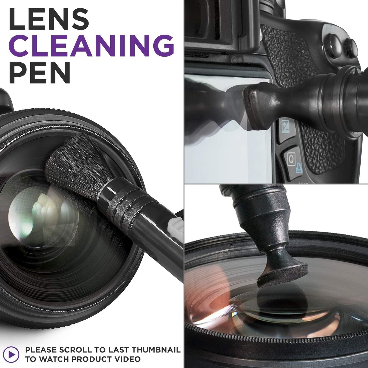 Altura Photo Professional Camera Cleaning Kit for DSLR & Mirrorless Cameras and Sensitive Electronics Bundle - Camera Accessories Kit with Altura Photo 2oz All Natural Cleaning Solution