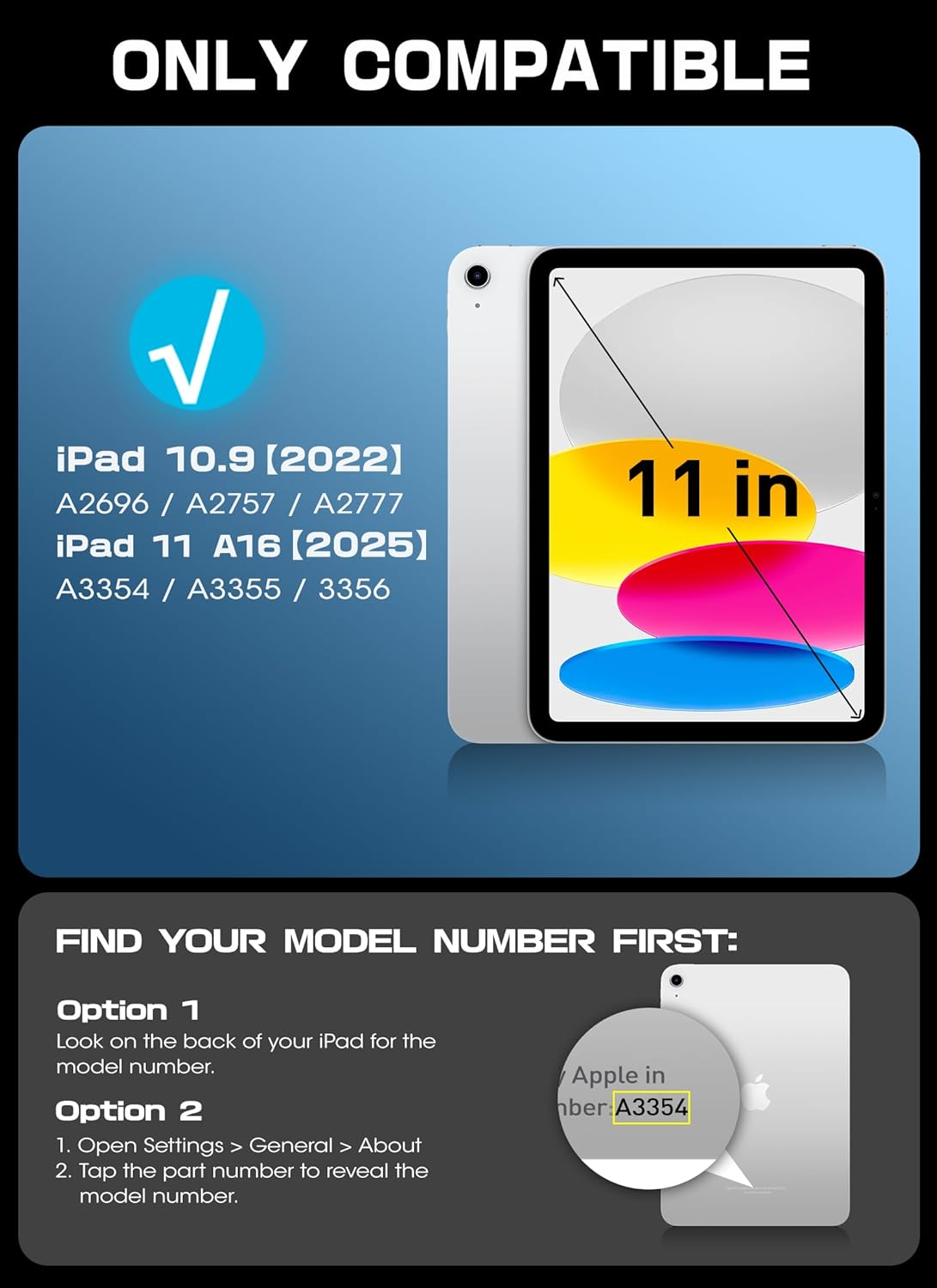 i-Blason Grip for iPad A16 11th Generation Case 11'' 2025/ iPad 10th Generation Case [Hand Strap] [Screen Protector] [Metal Stand & Pencil Holder] Full-Body Rugged Bumper Protective Cover (Black)