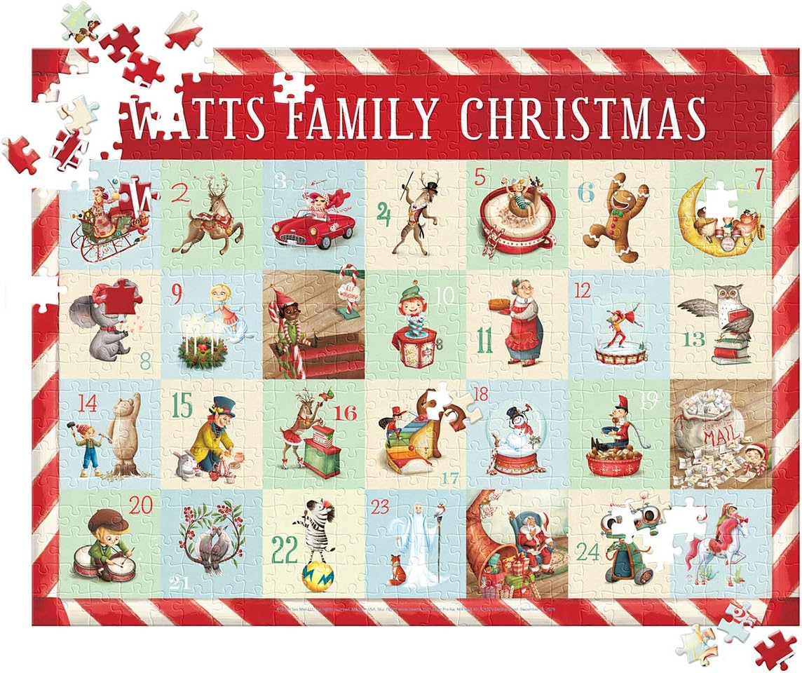 Countdown to Christmas Personalized Puzzle - 500 Pieces - I See Me!