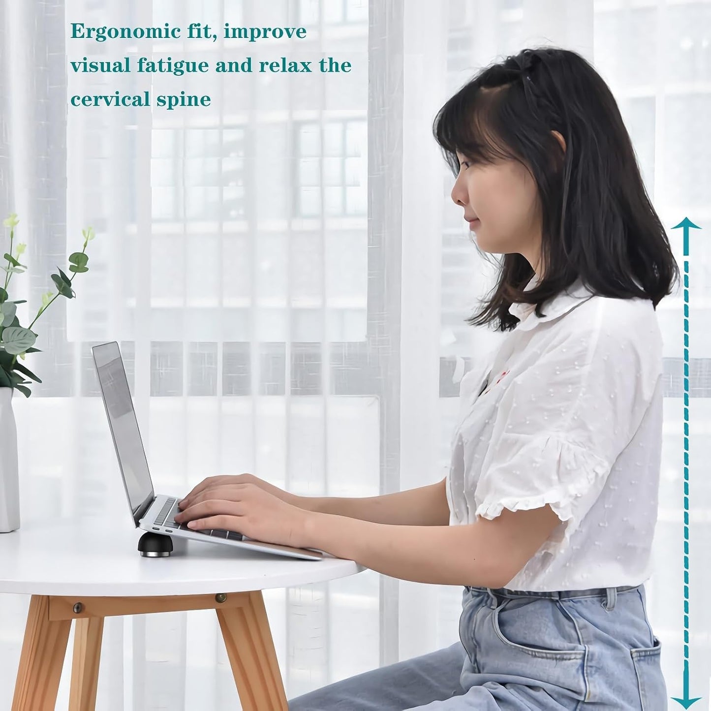 Laptop Cooling Pad,Small Laptop Cooling Stand Invisible Cooler Ball for Notebook Computer