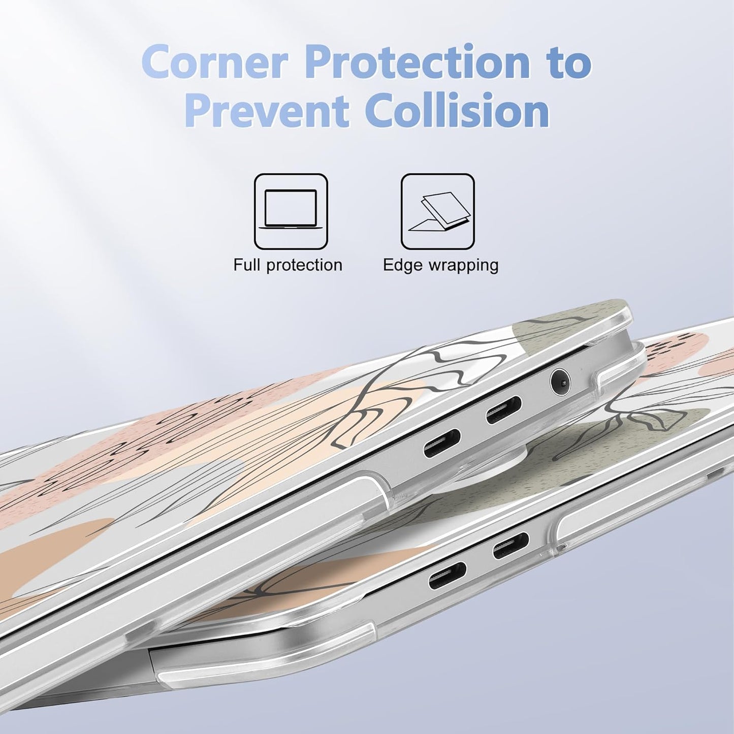 for MacBook Pro 16 inch Case 2019 2020 Release Model A2141, Plastic Hard Shell Cover with Keyboard Cover & Screen Protector for MacBook Pro 16 inch with Touch Bar & Touch ID - Tropical Leaves