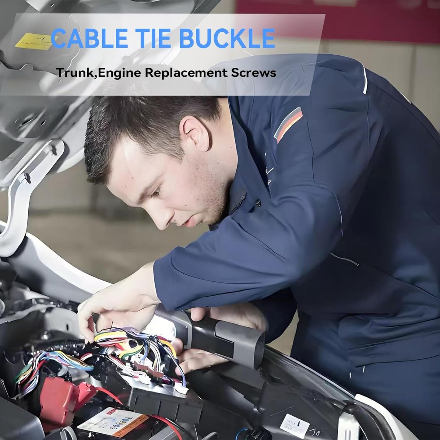 2026 upgraded heavy-duty self-locking nylon cable ties with uv protection for car repair, home, and cable management (50)