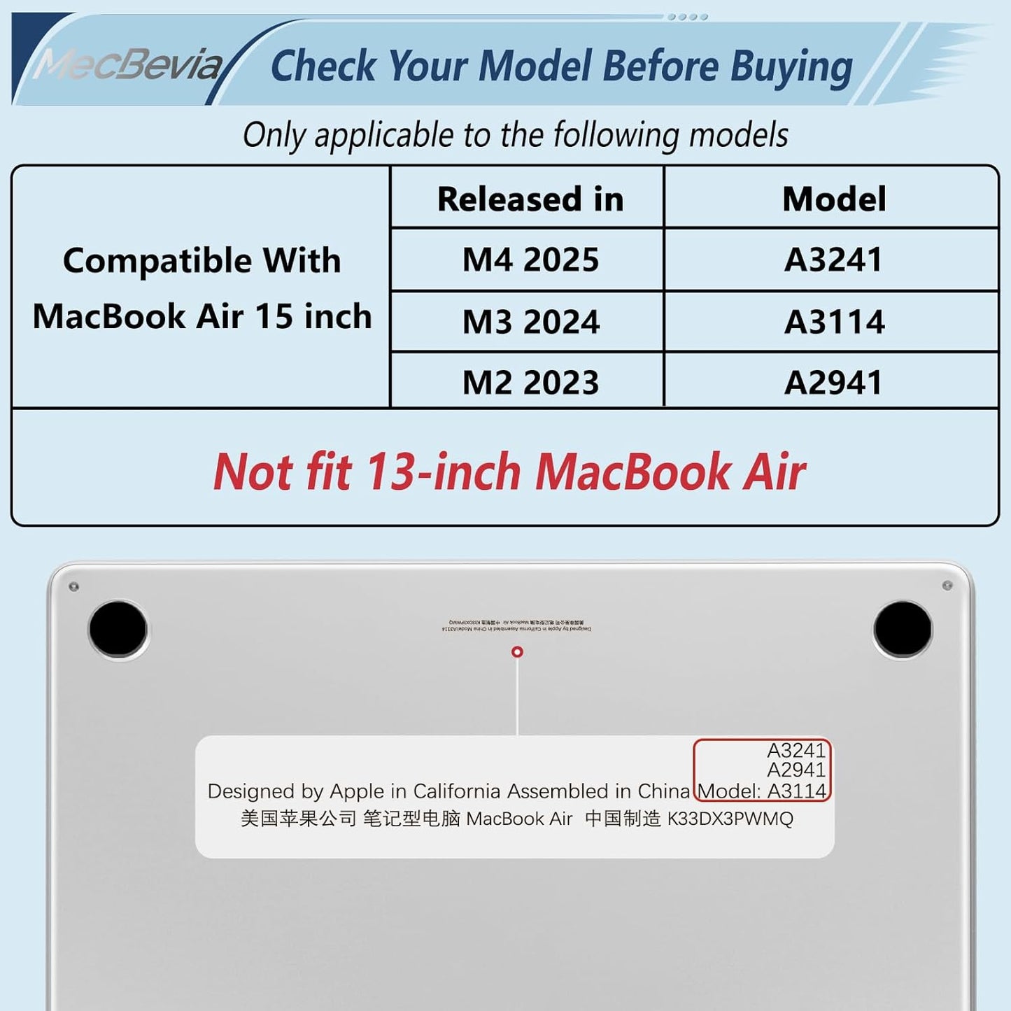 Compatible with MacBook Air 15 inch Case, M4 A3241/M3 A3114/M2 A2941 (Released 2025 to 2023), Hard Shell, Keyboard Cover, Screen Protector, Webcam Cover & Type-C Adapter, Vector Flower