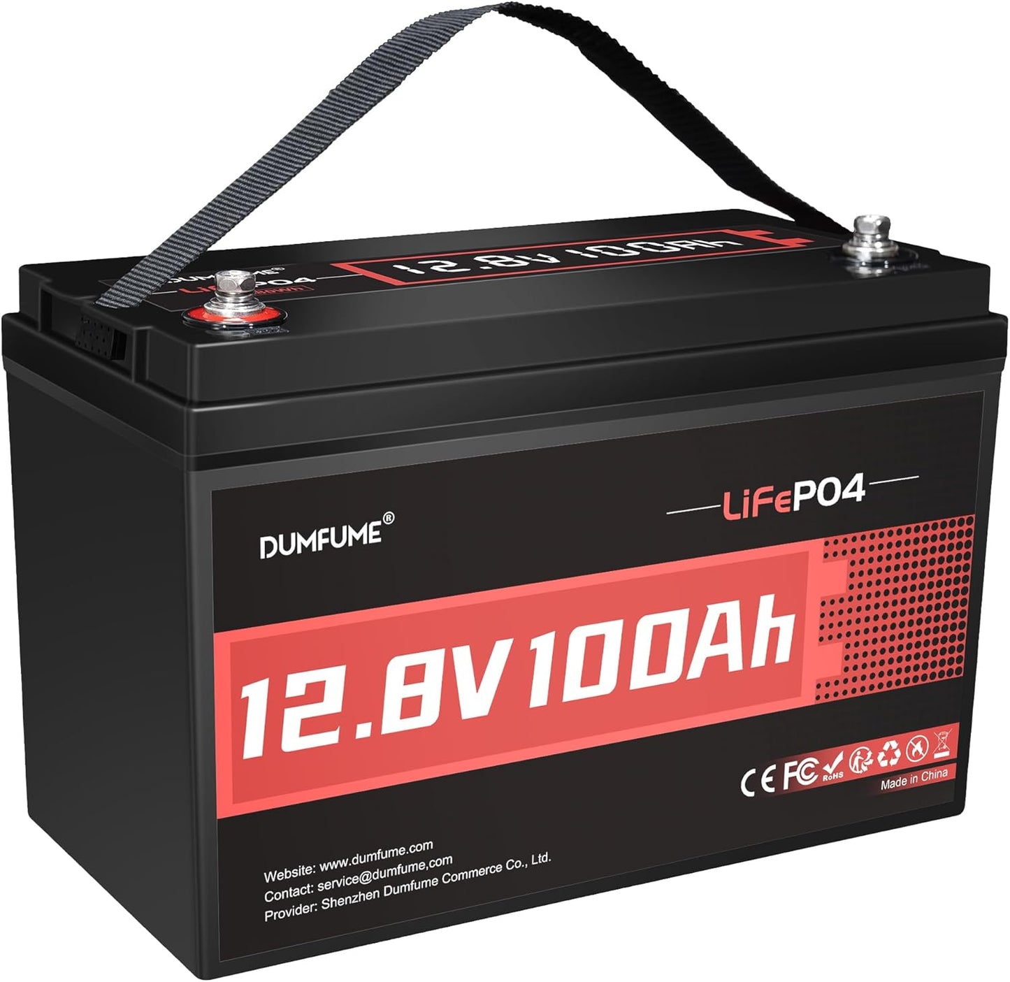 12V 100Ah LiFePO4 Lithium Battery Built-in 100A BMS, Group 31 Rechargeable Battery 6000+ Cycles 1280Wh Perfect for RVs MotorHomes, Camper, Marine, Solar System, Boats, and Off-Grid