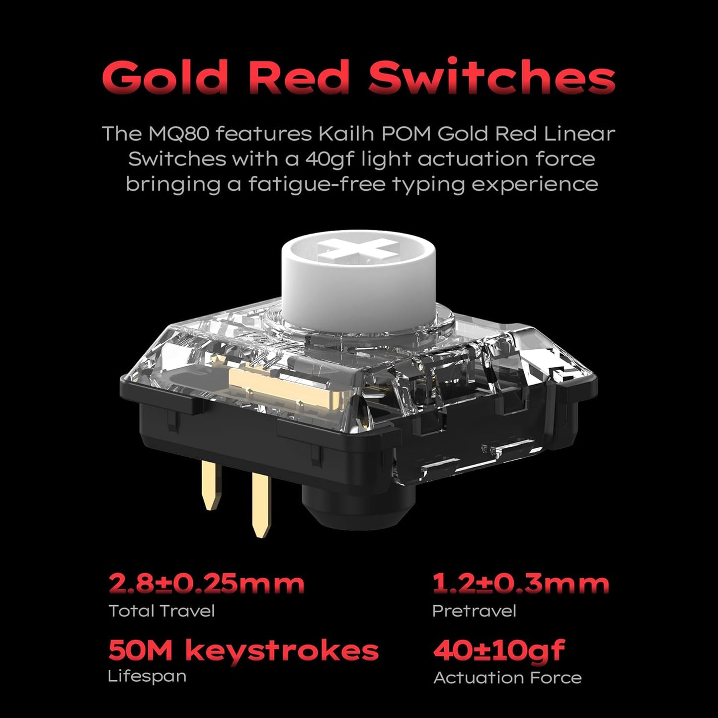 IQUNIX MQ80 Low Profile Mechanical Keyboard for Work and Gaming Tri Mode Wireless Wired CNC Aluminum Hot Swappable RGB Backlit Long Battery Life VIA Support (Silver)