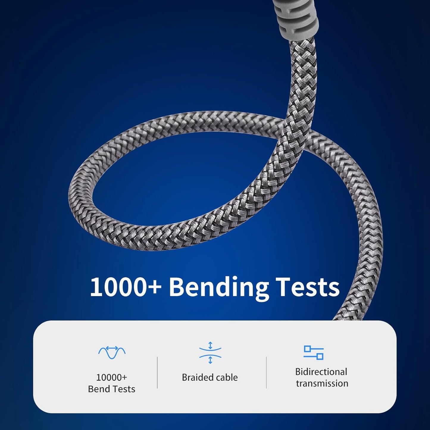 Devinal 1/4 inch Headphone Extension Cable, 6.35mm TRS Male to Female Stereo Cord, Quarter Inch Guitar Cable Extender, 6ft (2 Meters)