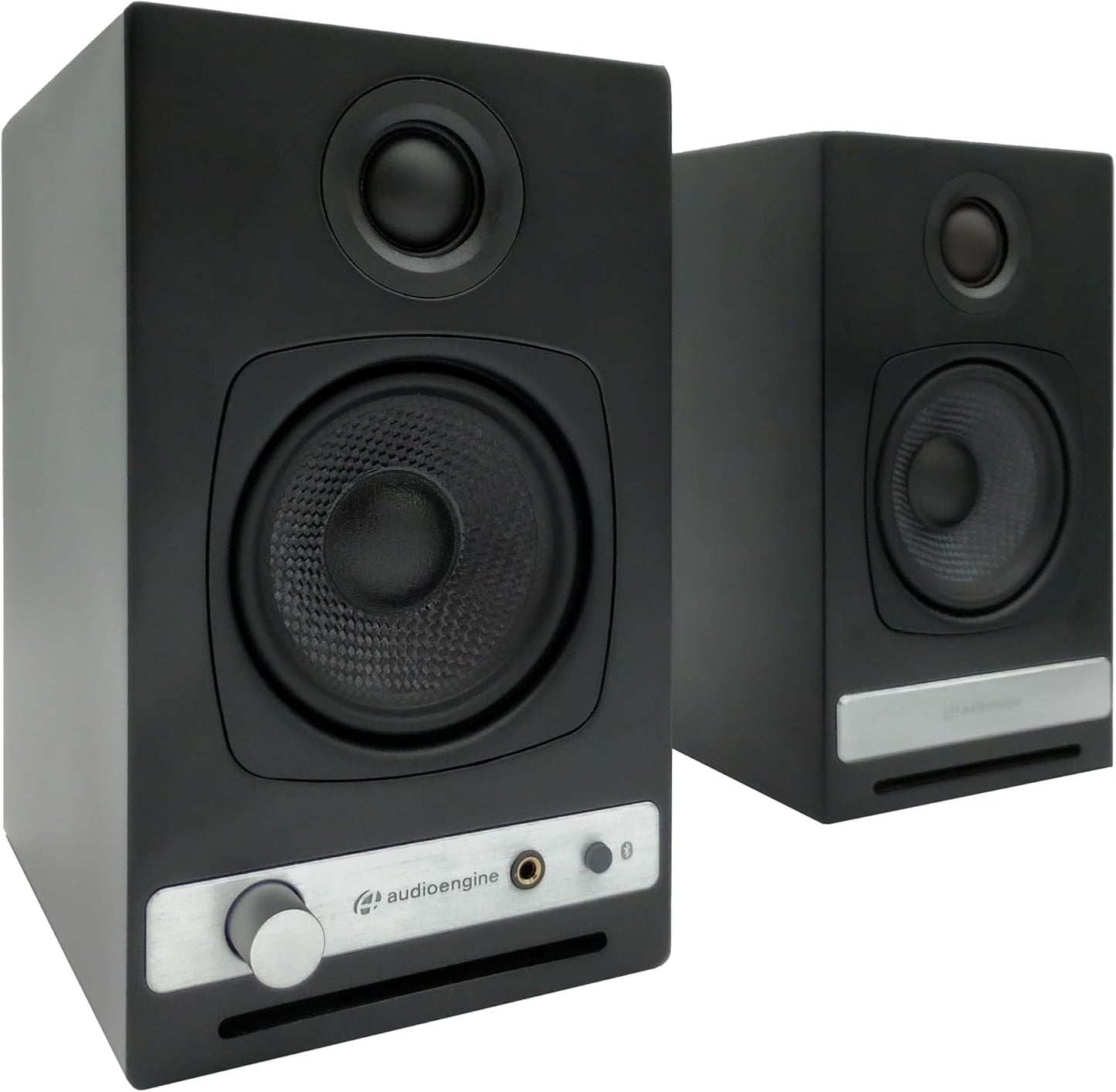 Audioengine A2-HD (HD3) Bluetooth PC and Computer Desktop Speakers with aptX HD - USB, RCA, Headphone for Music Gaming Movies Studios Dorms Bedrooms Offices