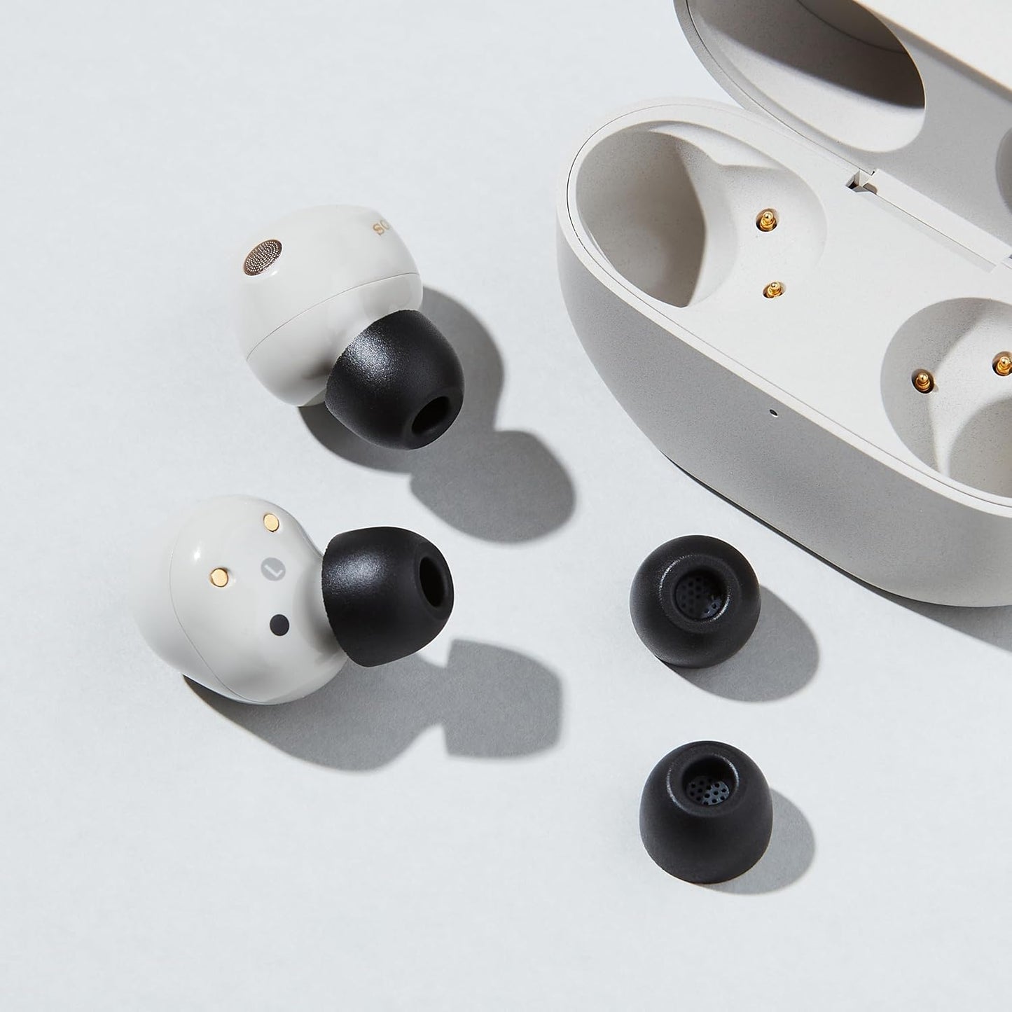 AZLA Foamax Standard (S/MS/M), Foam Earbud Tips, Memory Foam Earbud Tips for Wireless Headphones, Noise Canceling Earbuds Replacement Tips Compatible with Sony, Beats, Samsung, Skullcandy