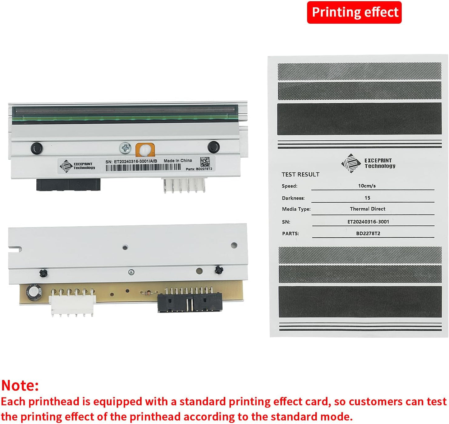 I-4212E Mark II Printhead Replacement - PHD20-2278-01, 203 DPI, High-Performance Compatible Thermal Print Head for Datamax I-Class Mark II Barcode Label Printers