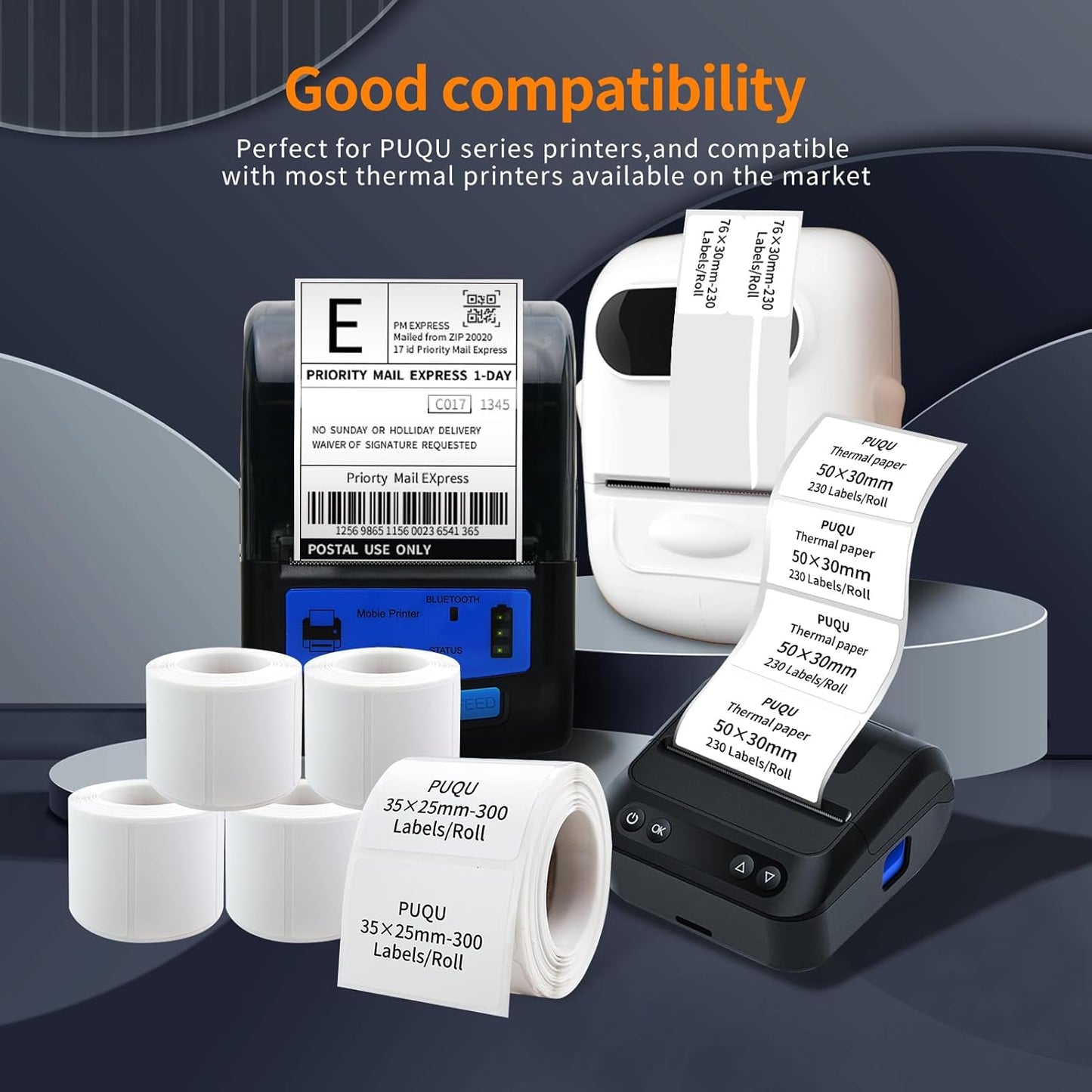 200 Pcs Cable Labels - Waterproof Wire Cord Label, Tear Resistant Wire Labels, Self Adhesive Cord Organizing Label, for Cable Management, Compatible with PUQU AQ20 Label Makers(White) 30 * 90mm