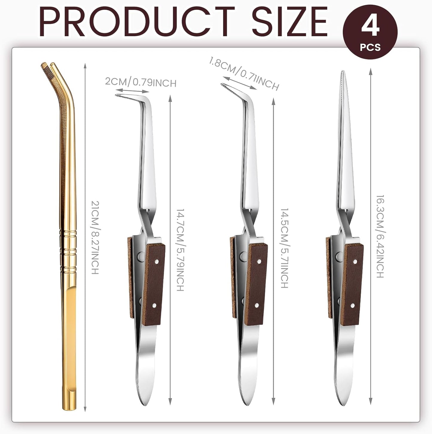 Gisafai 6 Pcs Jewelry Soldering Kit Include 2 Soldering Block Honeycomb Ceramic Welding Boards, 1 Copper Tongs, 3 Tweezers Reverse Tweezers Jewelers Making Melting Casting Tools Supplies