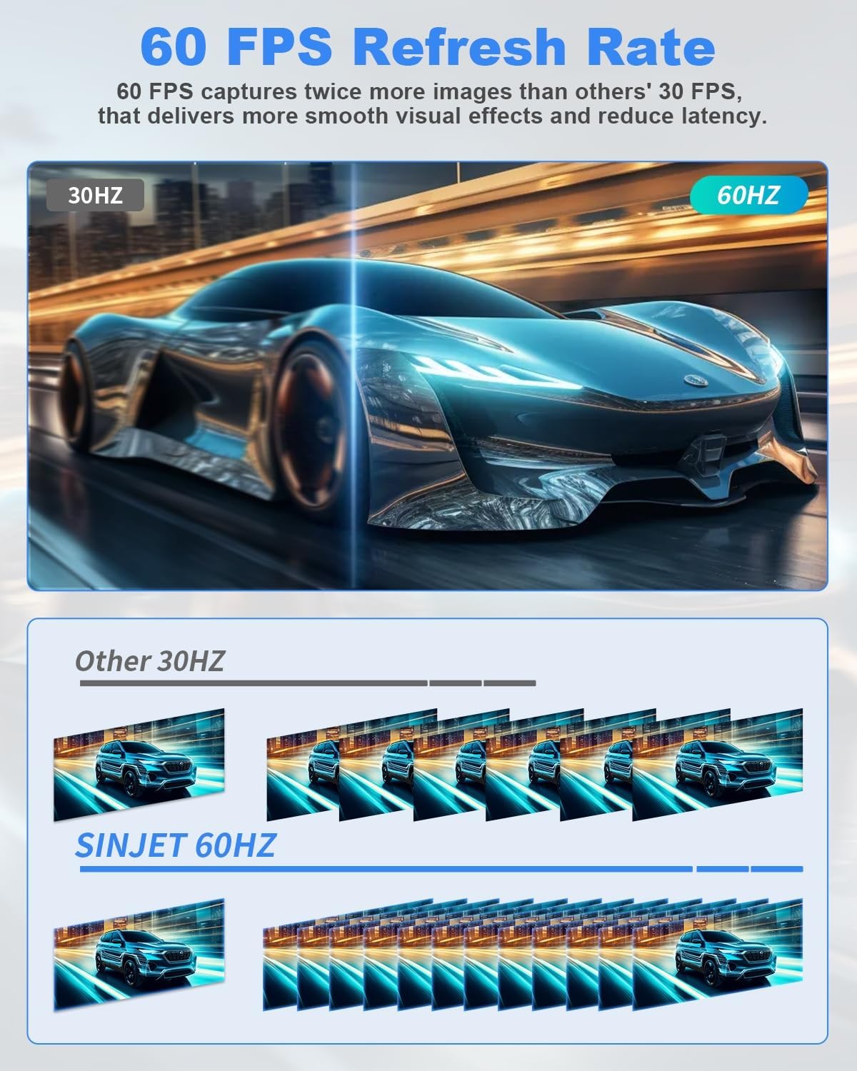 60FPS 9.2″ OEM Rear View Mirror Camera, Dash Cam, Detached Front Lens, 2K, Digital Signal Transmission, IMX462, IPS Screen, Night Vision, Parking Monitor, 64GB SD, for Trucks, Vans, SUVs