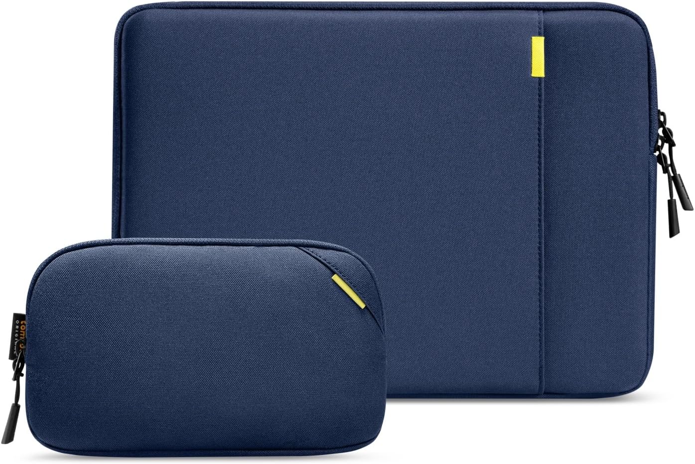 tomtoc 360 Protective Laptop Sleeve Set for 14-inch New MacBook Pro M4/M3/M2/M1 Pro/Max A3112 A3401 A3185 A2992 A2918 A2779 2024-2021, Water-Resistant MacBook Case Bag with Organized Accessory Pouch