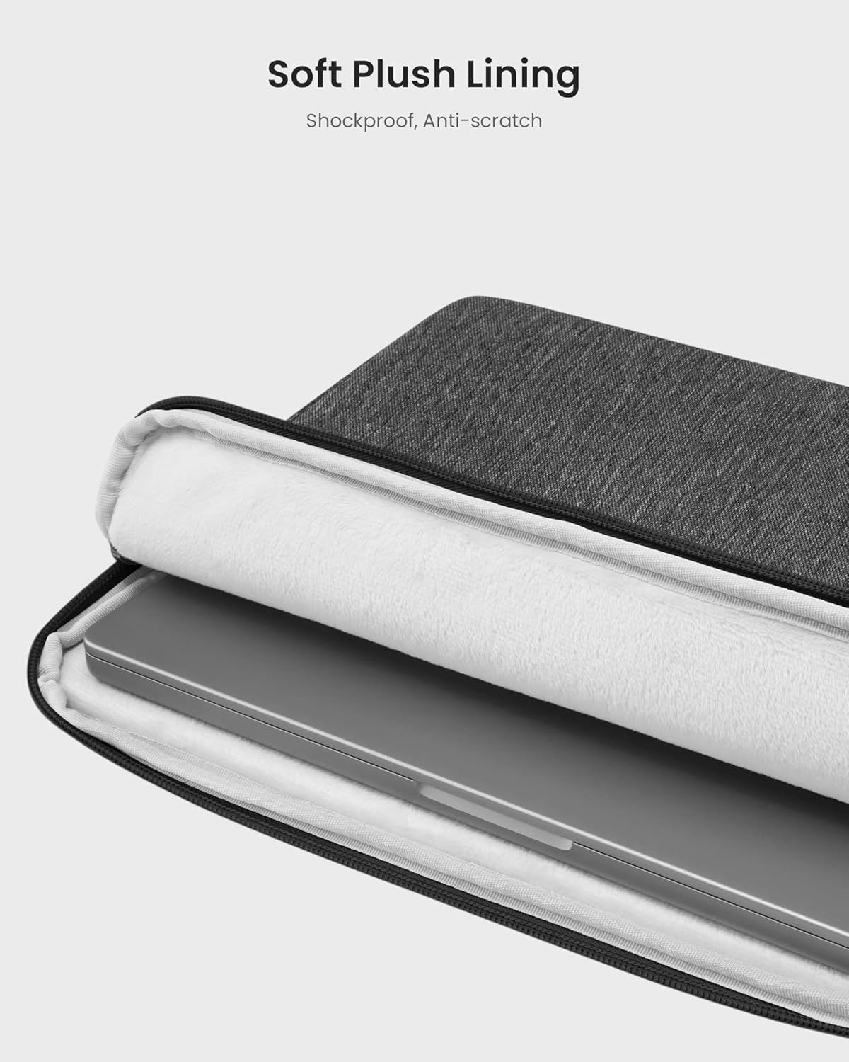 tomtoc Slim Laptop Sleeve for 14-inch MacBook Pro M4/M3/M2/M1 Pro/Max 2024-2021, Water-Resistant Protective Case for 13.8 Inch Surface Laptop AI PC, Accessory Bag