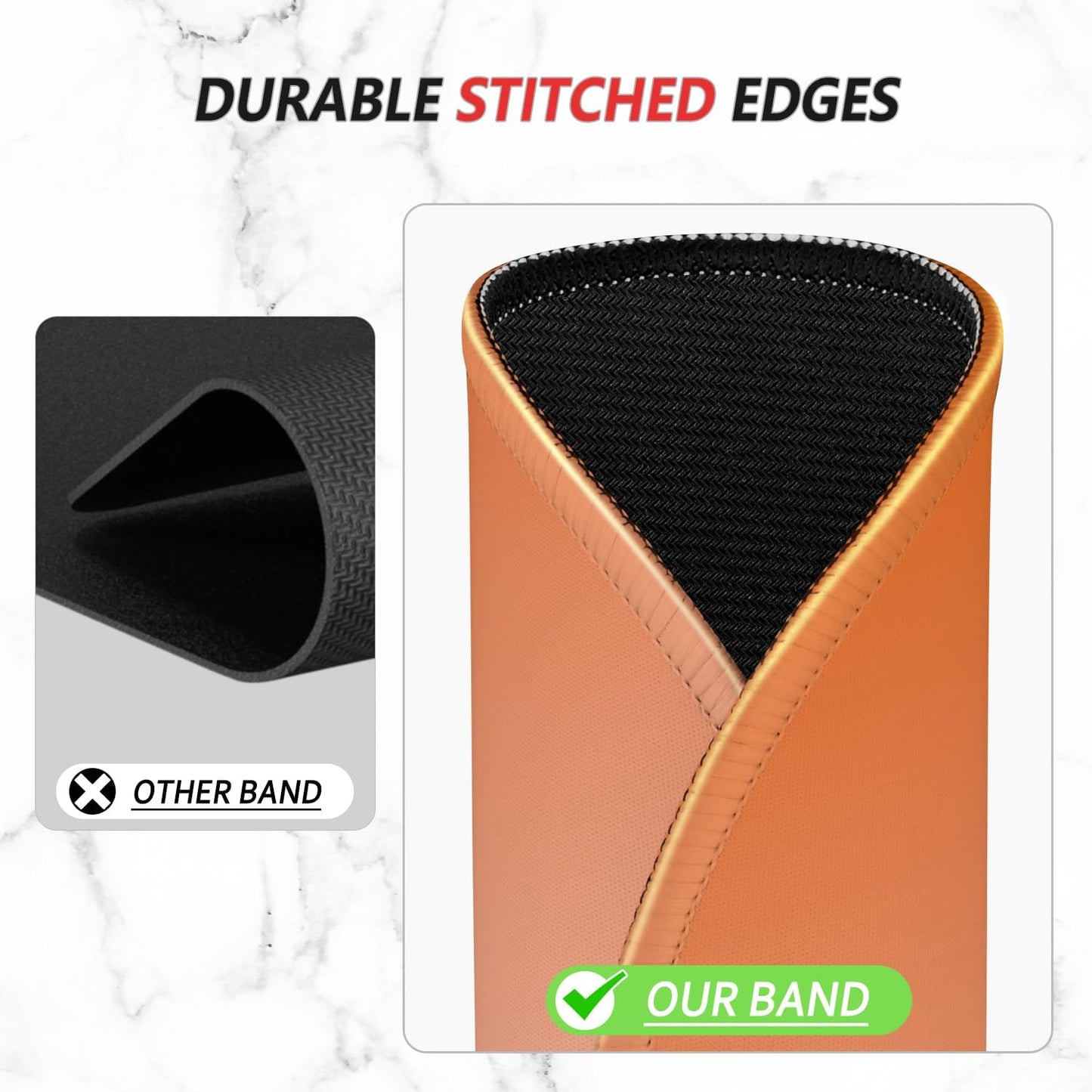 ITNRSIIET Mouse Pad Non-Slip Rubber Base Smooth Surface Stitched Edges Waterproof Durable Compatible with All Mice for Office & Gaming, Desk Accessory, Diameter 8.7 inch, Sunset Gradient