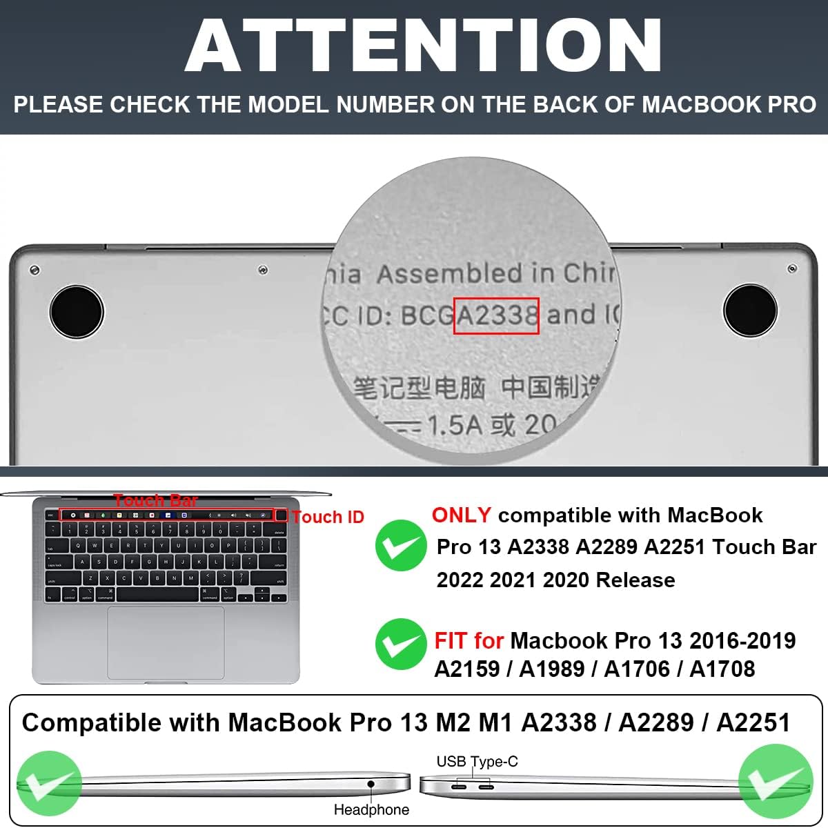 Compatible with MacBook Pro 13 inch Case 2022 2021-2016 A2338 M2/M1 A2251 A2289 A2159 A1989 A1706 Model, Pattern Plastic Hard Shell Keyboard Cover Screen Film Webcam Cover, Constellation