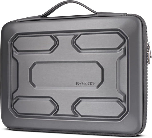 DOMISO 17 inch Laptop Sleeve with Handle Shockproof Waterproof EVA Protective Case for 17.3" ZBook Fury 17.3 G8/MSI GS73VR Stealth Pro/HP Envy 17/LG Gram 17"/ROG Strix GL702VS, Dark Grey