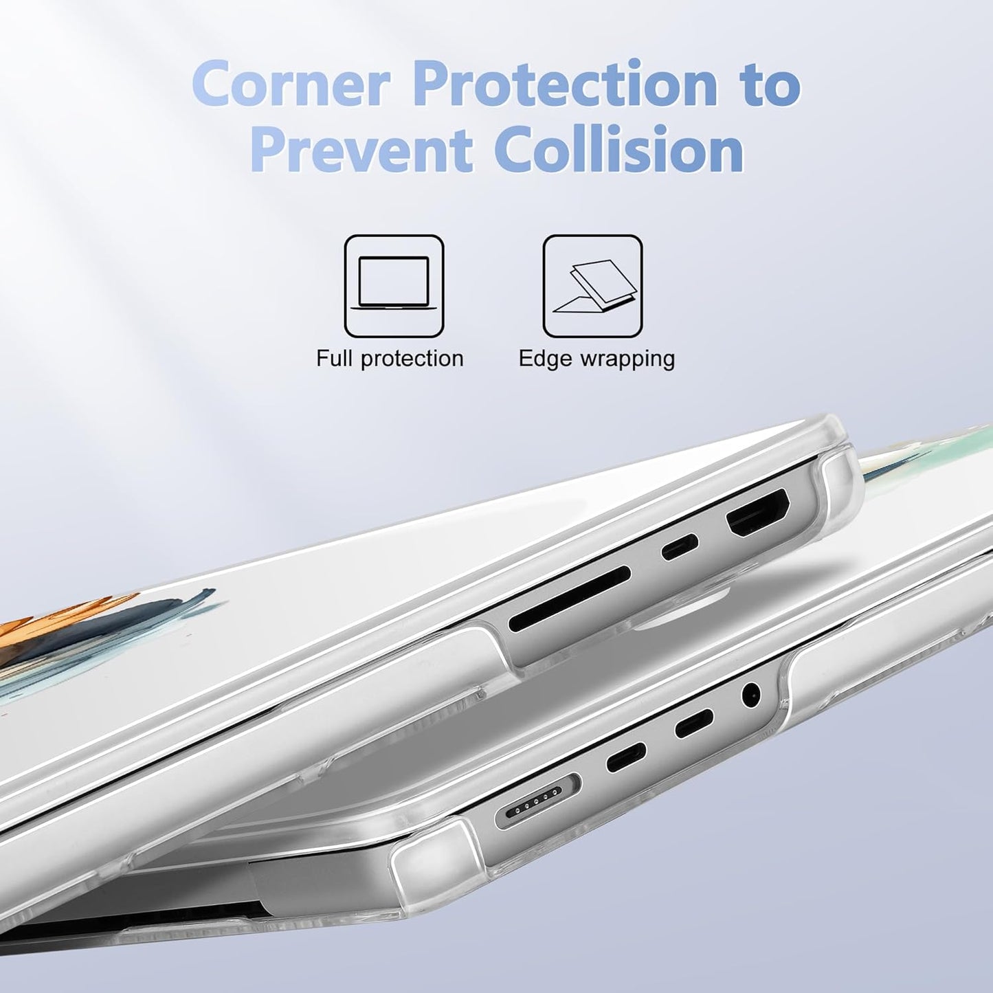 for MacBook Pro 16 inch Case 2021 2022 2023 2024 Release A3186 A3403 M4 A2991 M3 A2780 M2 A2485 M1 Pro/Max, Hard Shell Case with Screen Protector & Keyboard Cover, Cute owl