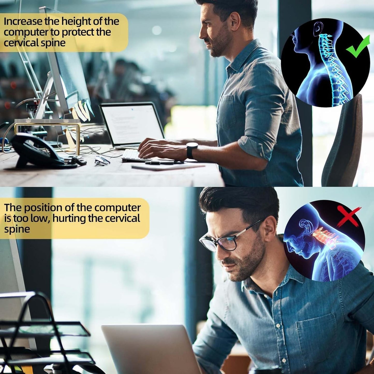 Keyboard Cat Protector - 20" Large Monitor Stand 2 in 1 Clear Acrylic Keyboard Cover Long Acrylic Monitor Stand Keyboard Protective Cover for Desk 108 Keyboard Protector Laptop Computer Monitor