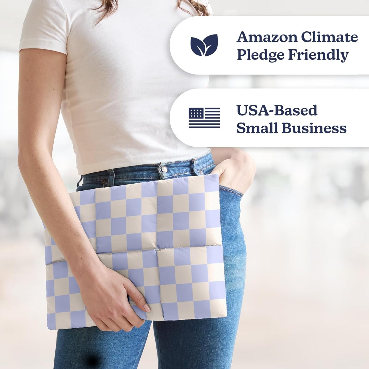 Vandel Puffy Laptop Sleeve Case, 13-14 inch Laptop Sleeve Bag, Waterproof Fabric Laptop Case 13.3 Inch, Compatible with MacBook Air/Pro 13 / Pro 14