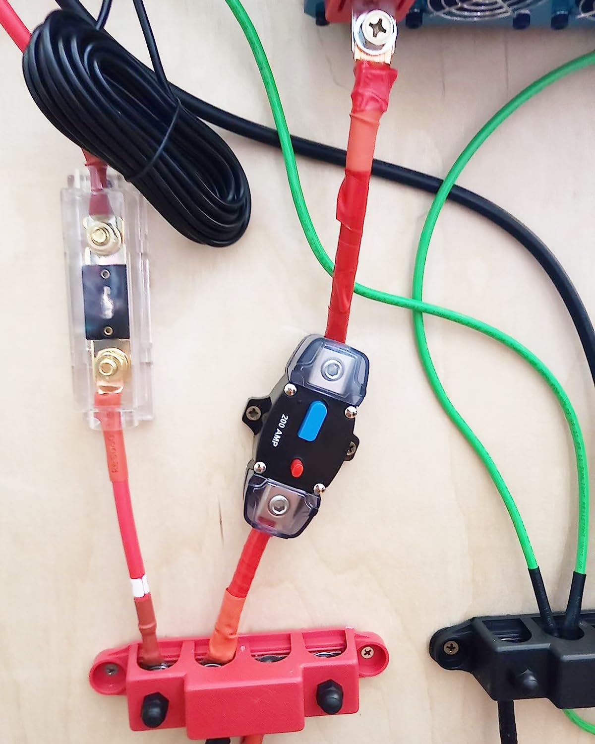 30 Amp Circuit Breaker 12-48 Volt DC 30A Self Recovery Resettable High Amp Circuit Breaker with Manual Reset Button for Automotive RV Marine Boat Car Audio and Amps Protection