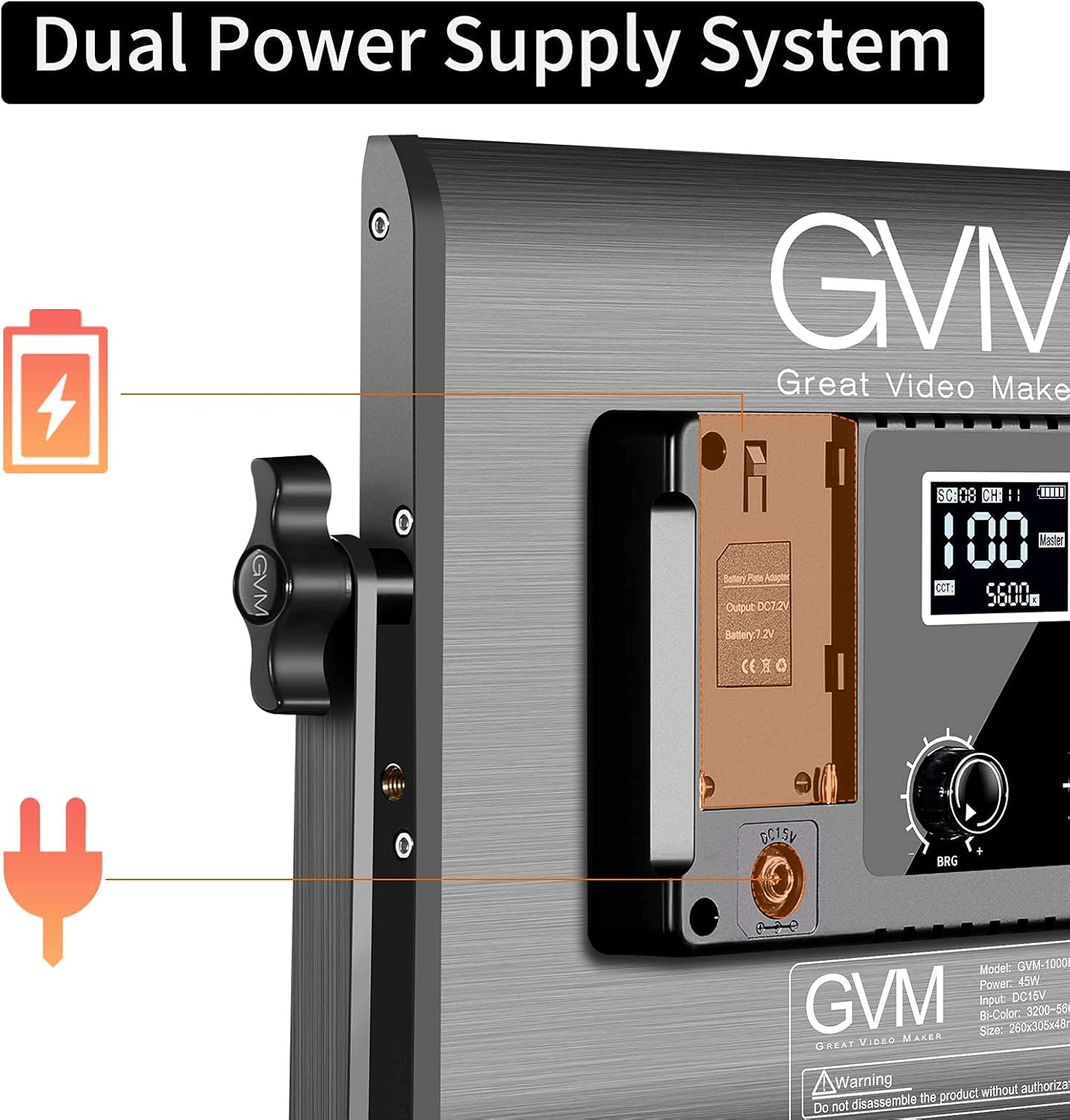 GVM RGB LED Video Light, Photography Lighting with APP Control, 1000D Video Lighting Kit for YouTube Studio, 3 Packs Led Panel Light, 3200K-5600K, 8 Kinds of The Scene Lights, CRI 97