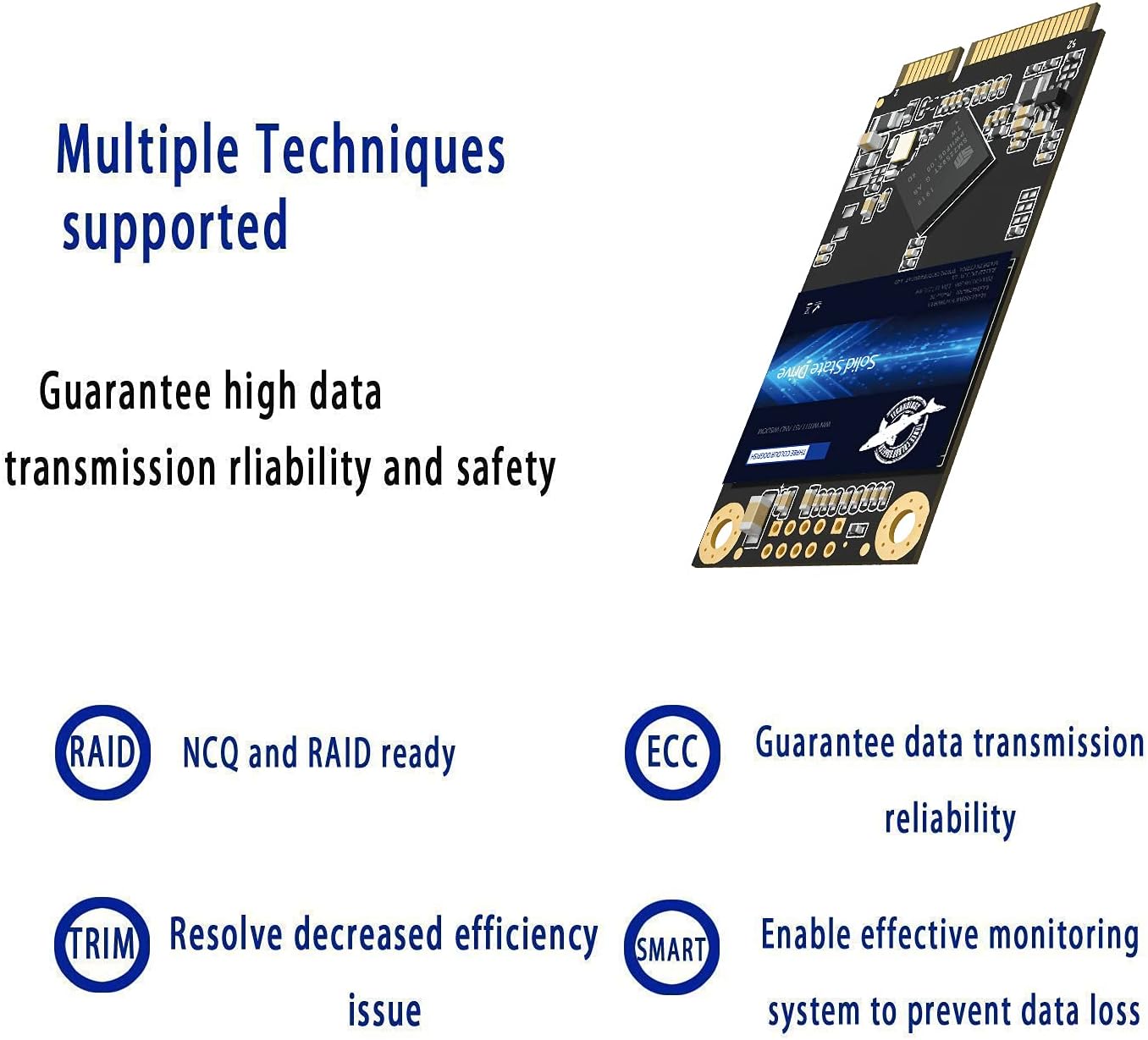 Dogfish mSATA SSD 240GB 3D NAND TLC SATA III 6 Gb/s, mSATA (30x50.9mm) Internal Solid State Drive - Compatible with Desktop PC Laptop - (MSATA 240GB)