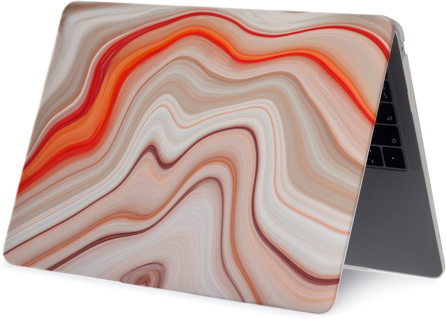 LanBaiLan Compatible for MacBook Pro 13 inch with Touch Bar 2022 2020 2019 2018 2017 2016, M1 M2 A2338 A2289 A2251 A2159 A1989 A1706 A1708 Laptop Protective Case & Keyboard Cover, Multicolor Marble