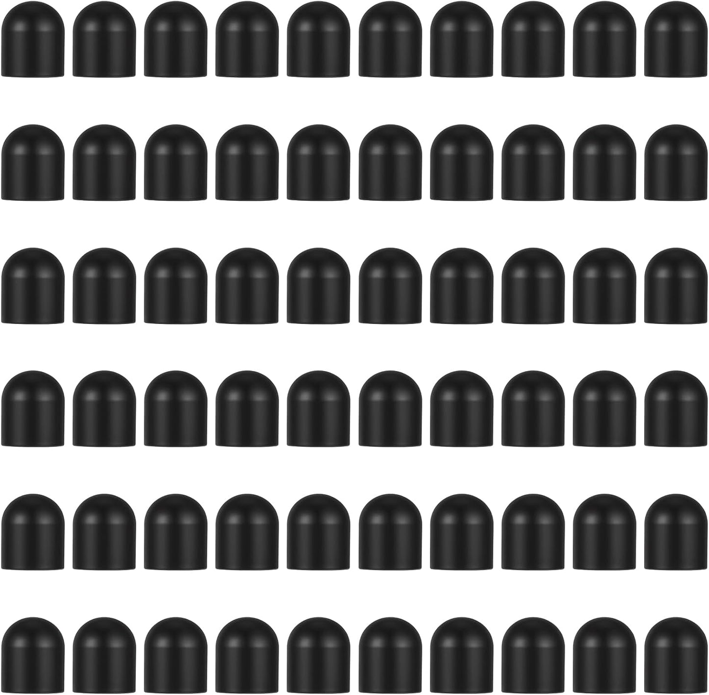 60 Pcs Rubber Tips for Stylus Pens,0.24inch (6mm) Diameter Replacement nibs for Touch Screen Pen Universal Stylus Ends,Surface Pen Tips
