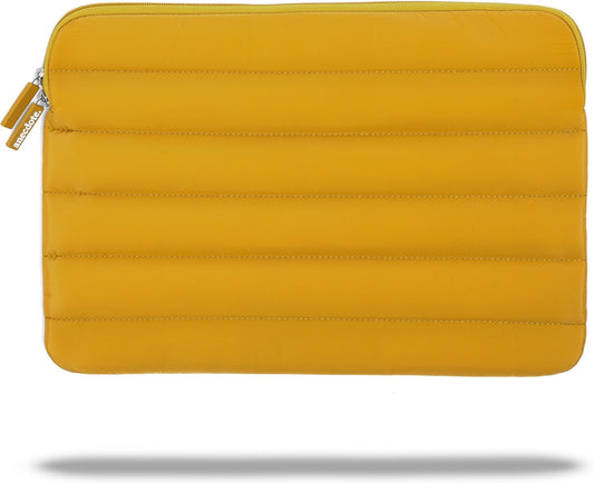 ANECDOTE Laptop Case 15-16 Inch – A Perfect Laptop Sleeve - Compatible with MacBook Air/Pro 15 inch M3 M2 M1 Chip Pro Max 2023-2021 – Fits Well, Made of 100% Nylon with Aesthetic Design (Marigold)