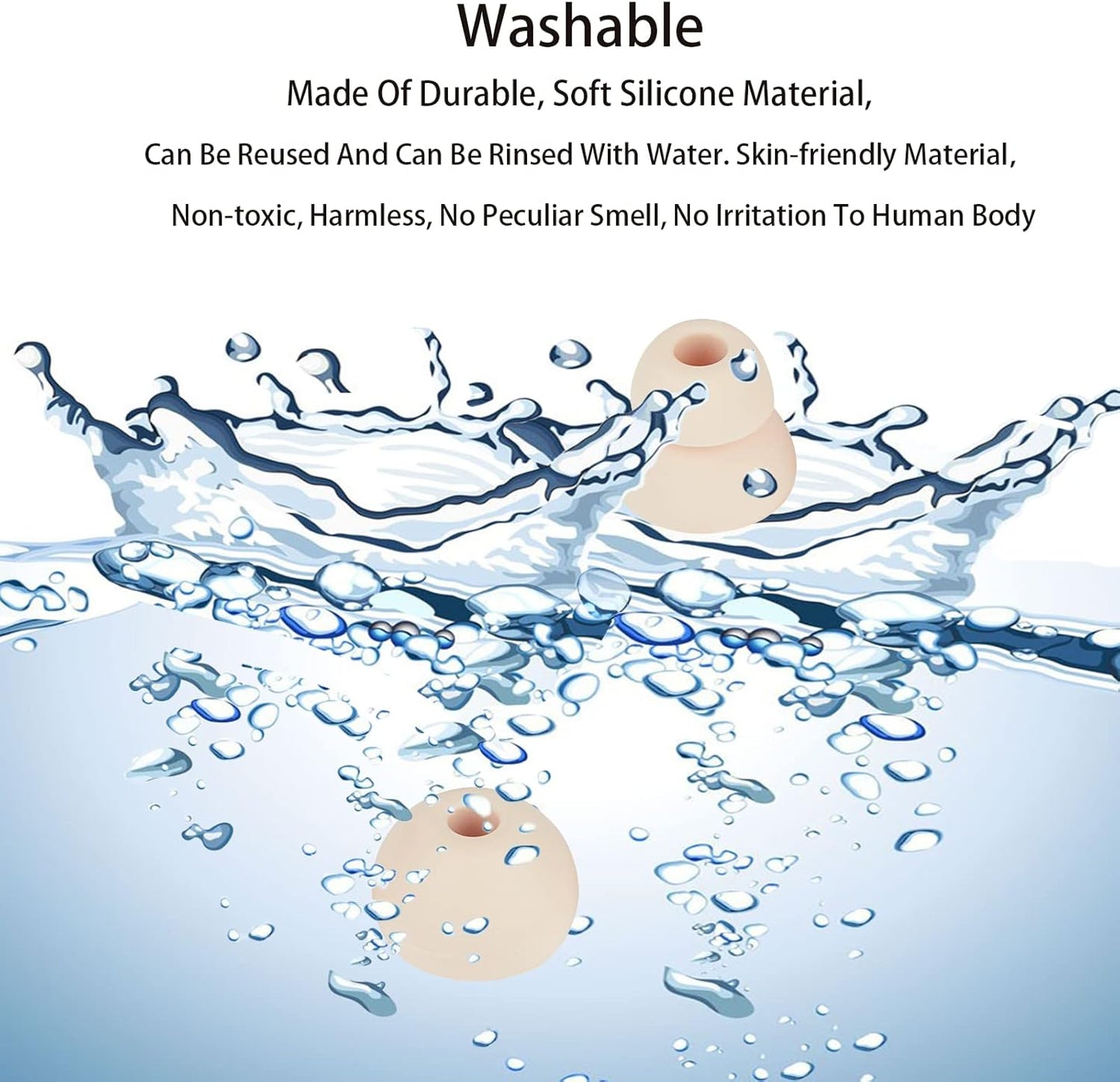 Earbud Tips Earbud Replacement Tips Replacement Earbud Tips Silicone Earbud Tips Headphone Covers Replacement Ear Pads Compatible with Powerbeats Pro Beats Wireless Earphone Headphones 4 Pairs(Gold)