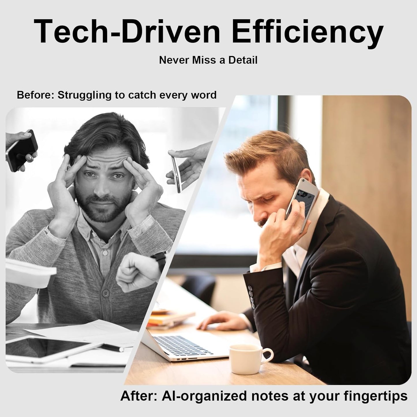 Ai Voice Recorder, Note Voice to Text Recorder W/Magnetic Case, App Control, Transcribe & Summarize with by Chatgpt, Support 112 Languages, 64GB Memory, Audio Recorder for Lectures, Meetings, Calls