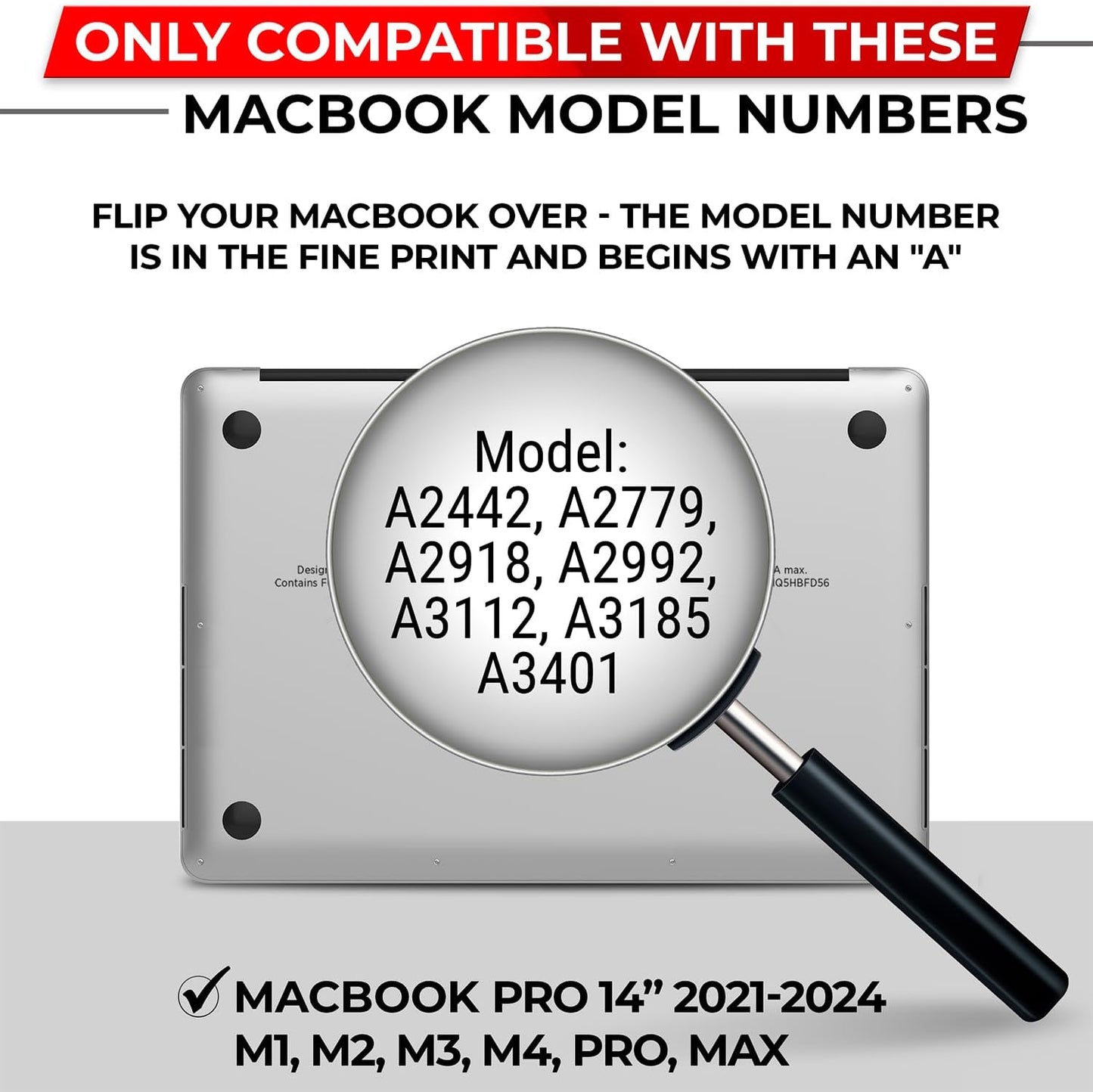 Magnetic Privacy Screen for MacBook Pro 14 Inch (2021-2024, M1, M2, M3, M4, Pro, Max) Removable Laptop Privacy Filter Shield and Protector