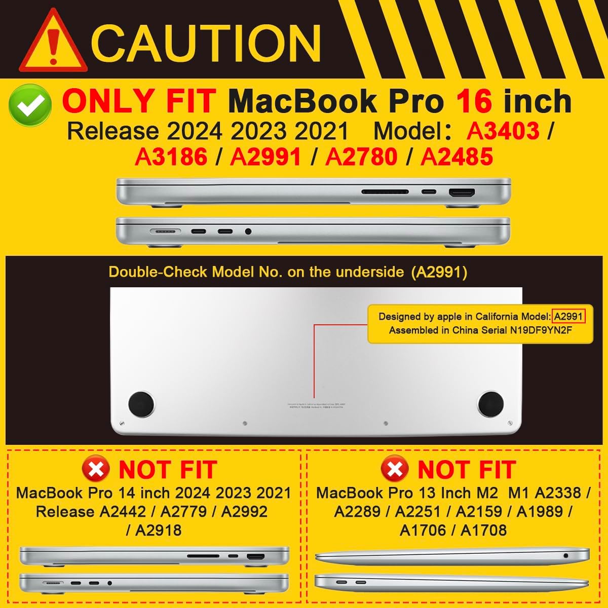 Batianda Compatible with New MacBook Pro 16 inch Case 2024 M4 Chip 2023 2021 Release with M3 M2 Pro Max, Heavy Duty Protective Plastic Hard Shell with Fold Kickstand & Keyboard Cover Protector, Blue