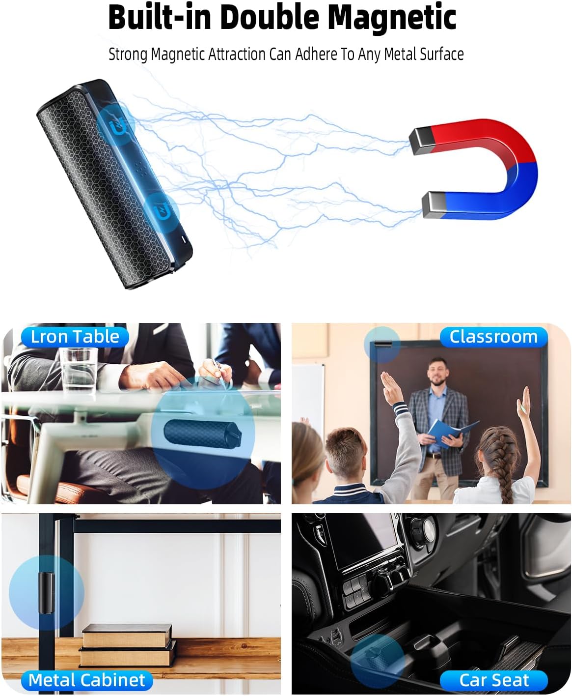 128G Magnetic Voice Recorder with AI-Intelligent Triple Noise Reduction,35 Days Continuous Recording Device,Voice Activated Audio Recorder,Digital Voice Recorder for Meetings/Interviews/Classroom…