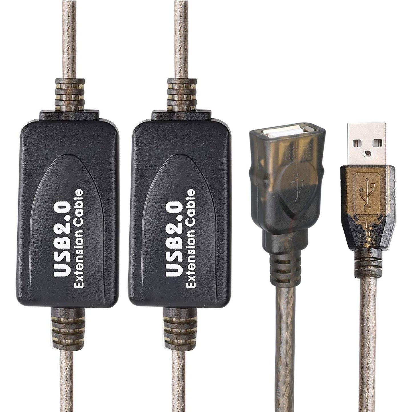 75 FT USB Extension Cable, USB 2.0 Type A Male to A Female Active Repeater Extension Cable 75 ft, High Speed 480 Mbps