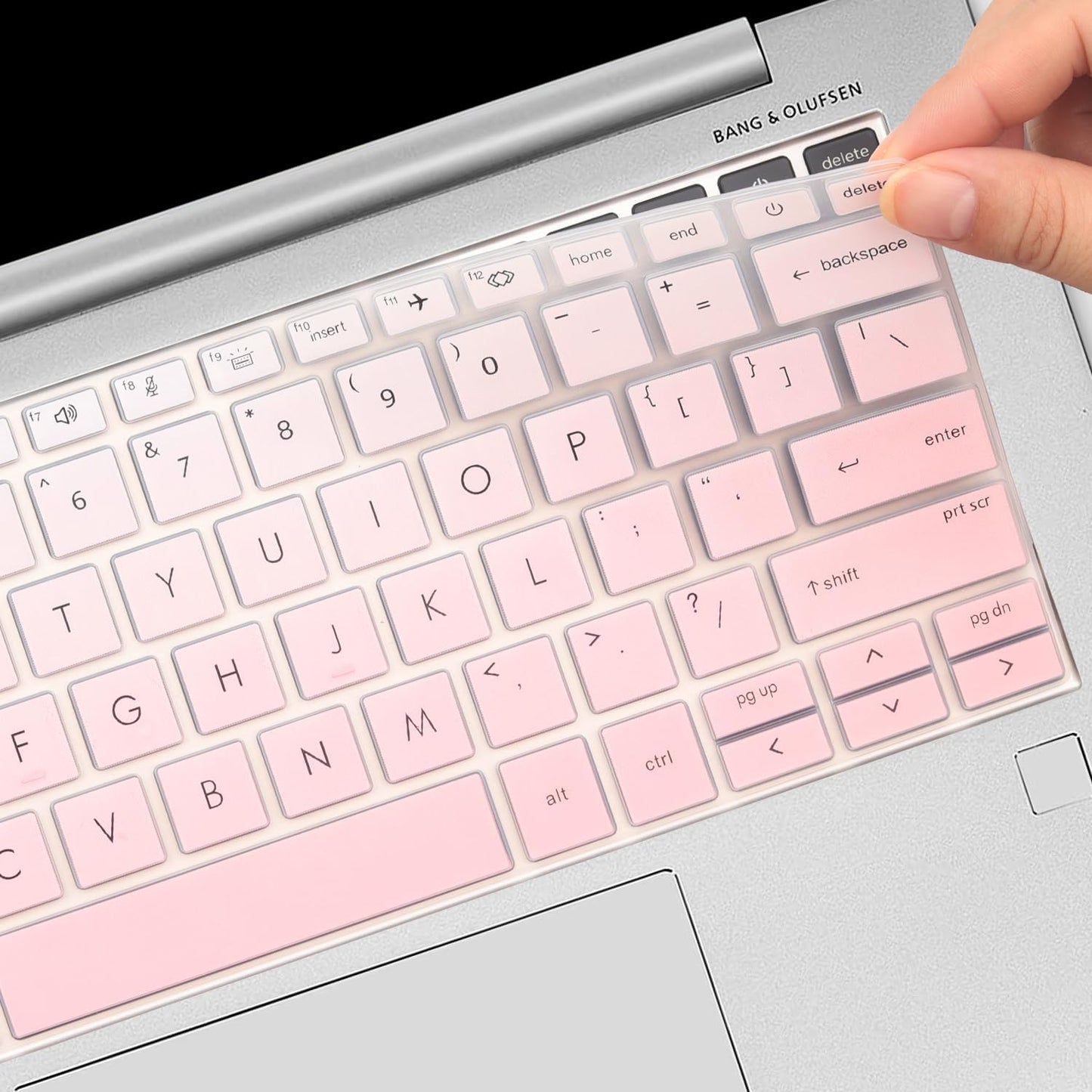 Keyboard Cover for HP EliteBook 830 835 840 845 1040 G9 G10 2023 2022 13.3 14 inch Laptop Accessories Keyboard Protective Skin (Not fit The 830/840/845/1040 G8 G7 G6 G5 G4 G3) -Ombrepink