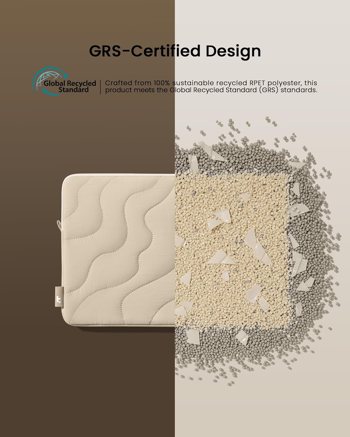 tomtoc 360 Protective Puffy Laptop Sleeve for 16-inch MacBook Pro M4/M3/M2/M1 Pro/Max A3403 A3186 A2991 A2780 A2485 2024-2019, Quilted Design Soft Cute Puffer Bag Laptop Case for Dell XPS 16 Laptop