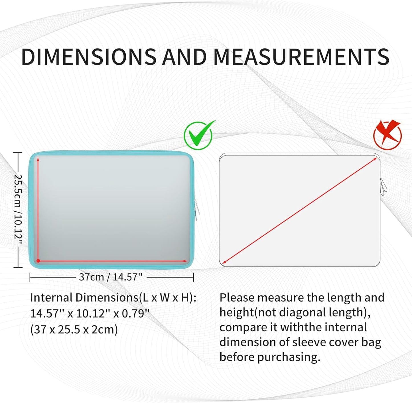 RAINYEAR 16 Inch Laptop Sleeve Protective Soft Case Padded Zipper Cover Specially Compatible with 16" MacBook Pro/Max M1 M2 M3 M4 A2141 A2485 A2780 A2991 A3403 A3186 (Blue, Upgraded Version)