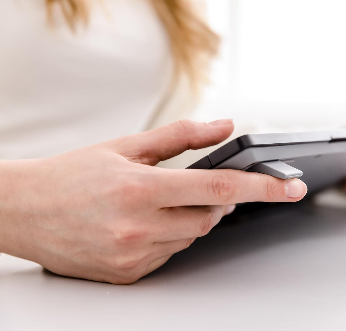 Cherry Stream Keyboard - Wired USB Keyboard - SX Scissors Mechanism - GS Approval - QWERTY – White