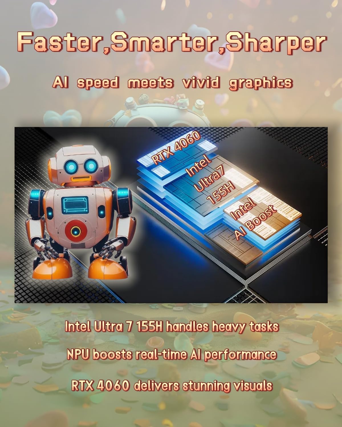 Dell Inspiron 16 Plus Laptop – GeForce RTX 4060, Intel Ultra 7 155H, 16" 2.5K 120Hz Display, Next-Gen AI Copilot, Backlit KB, Win 11 Pro, w/Accessories (64GB DDR5 | 2TB SSD)