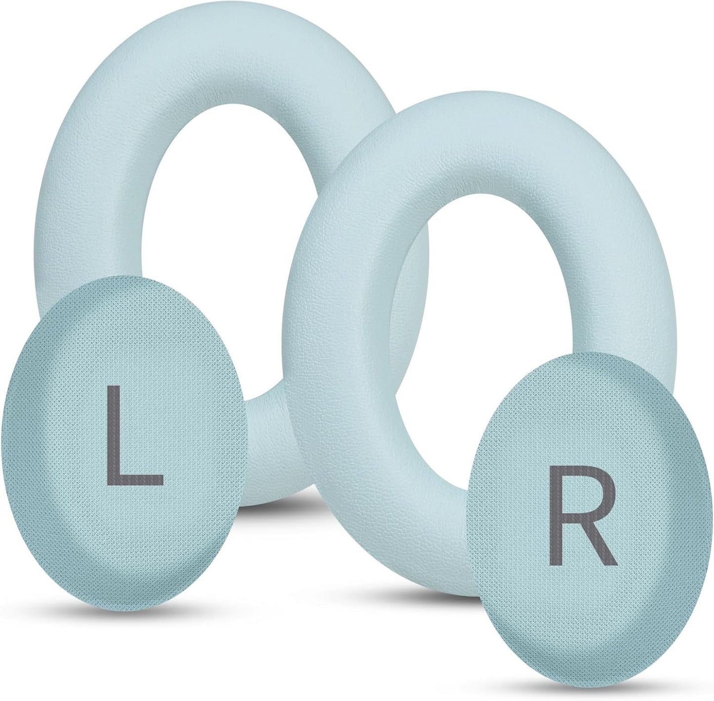 Headphones Replacement Ear Pads, Protein Leather earpad Cushions for Bose QuietComfort 45（QC45） Headphones, Softer Memory Foam - Crystal Blue