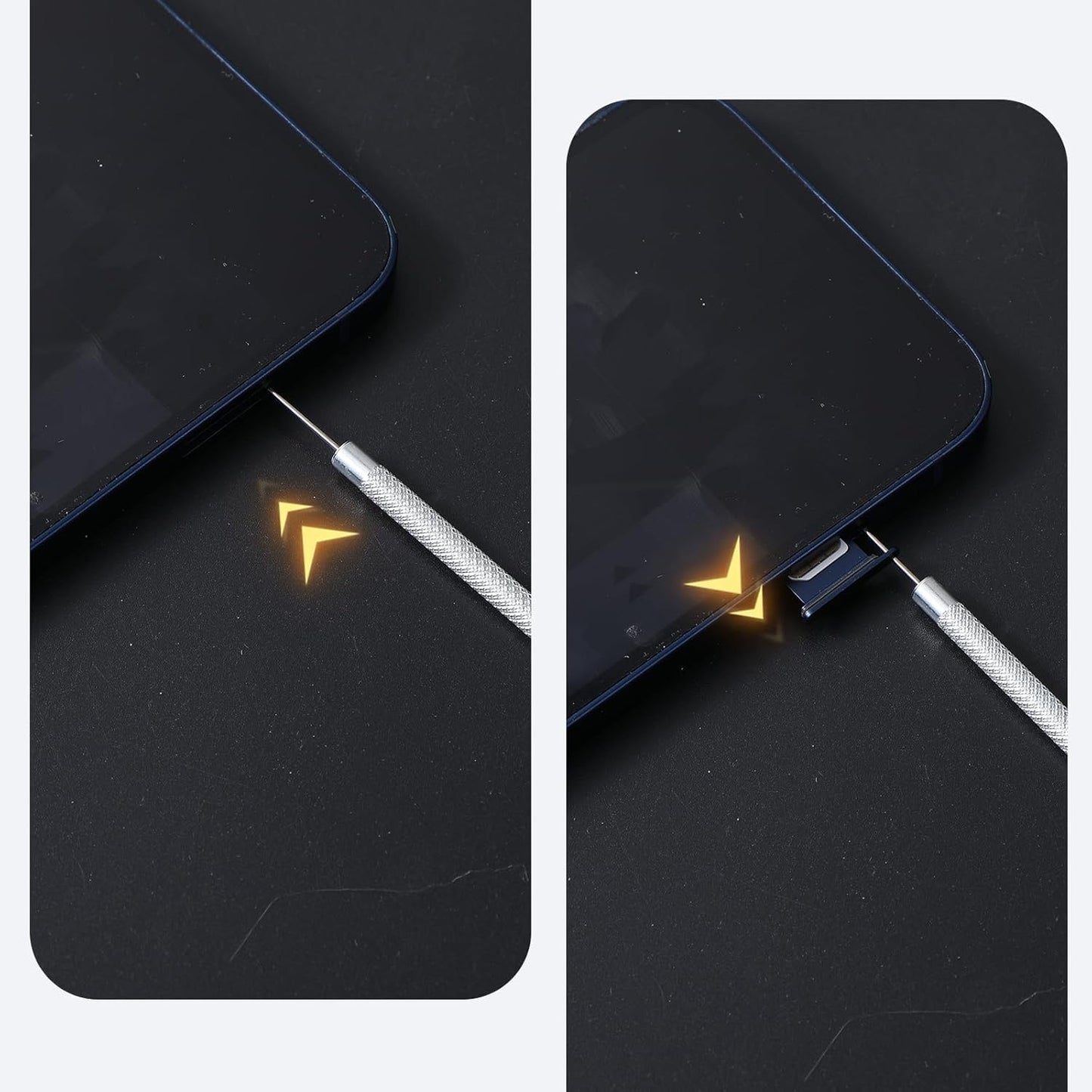 16 Pcs SIM Card Removal Pin, SIM Card Tray Ejector Pins Removal Opening Tool Watch Chain Link Remover Pin Tools Smartphone Ejector Pins Needle Remover for Cell Phone Opener