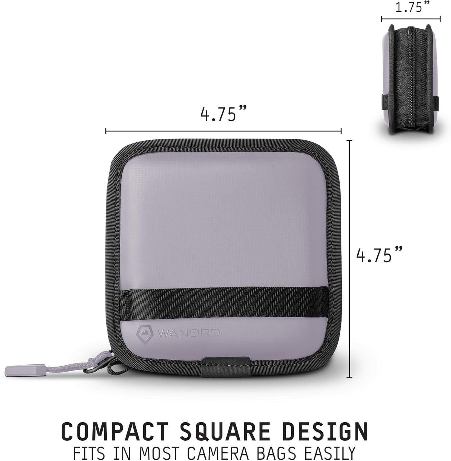 WANDRD Lens Filter Case - Store 4 Filters in Your Camera Backpack or Camera Case, Protect Photography Accessories from Scratches, Dust & Impact (Uyuni Purple)