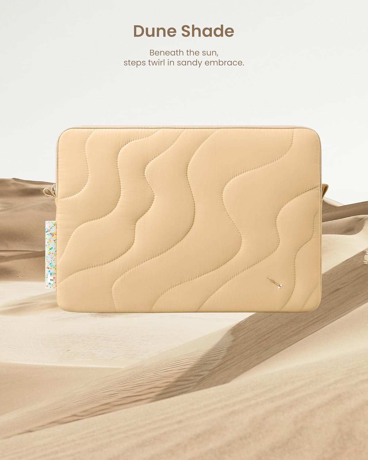 tomtoc 360 Protective Puffy Laptop Sleeve for 16-inch MacBook Pro M4/M3/M2/M1 Pro/Max A3403 A3186 A2991 A2780 A2485 2024-2019, Quilted Design Soft Cute Puffer Bag Laptop Case for Dell XPS 16 Plus